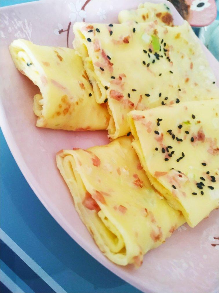 【牛奶鸡蛋早餐软饼】的做法