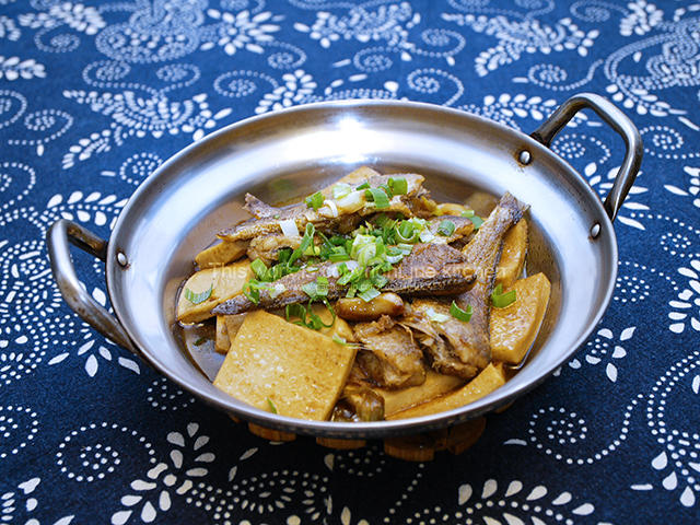 小黄鱼烧豆腐