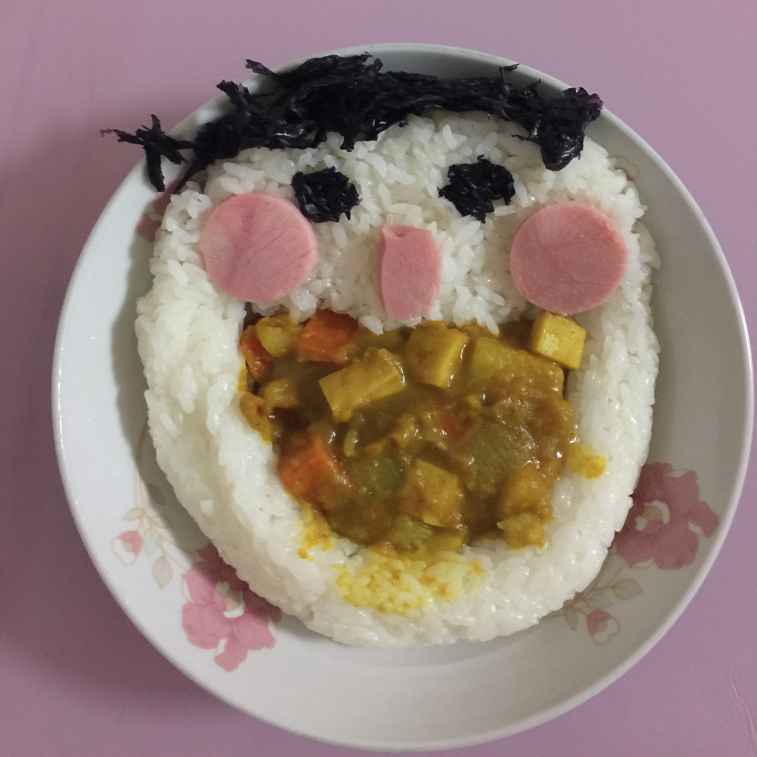 大嘴宝宝咖喱饭