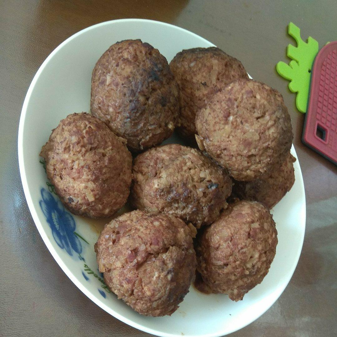 不用油炸的猪肉莲藕丸子