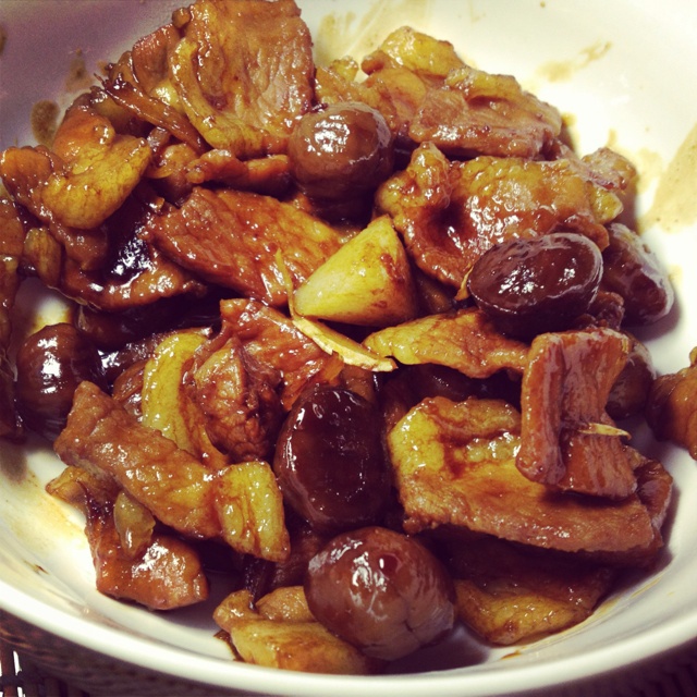 板栗烧肉