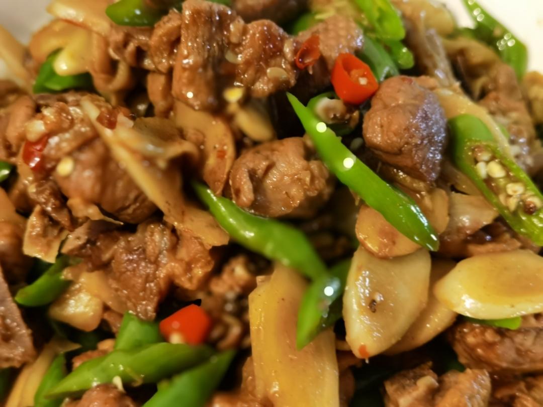 姜爆鸭子（子姜炒鸭子）