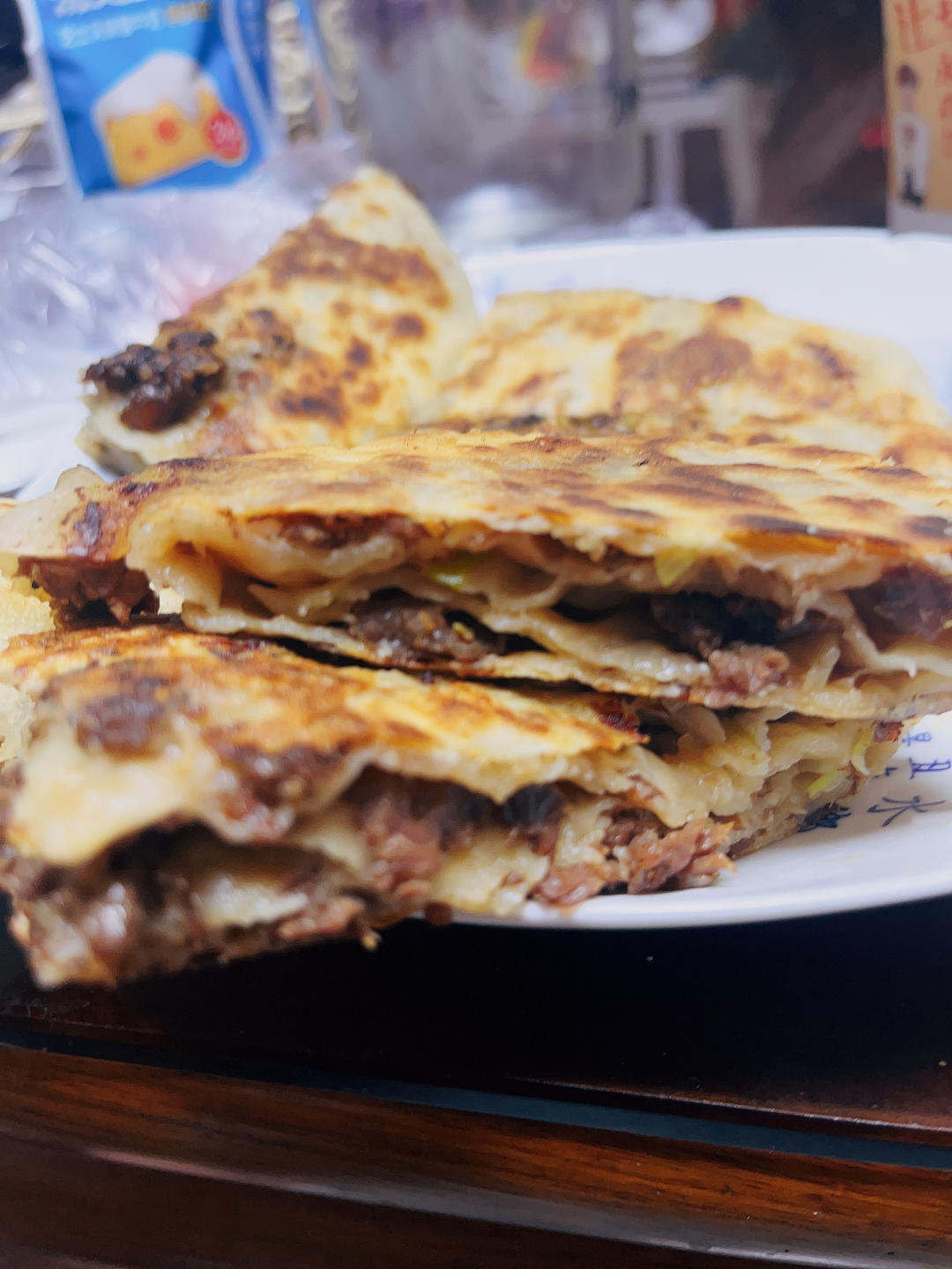 千层牛肉饼