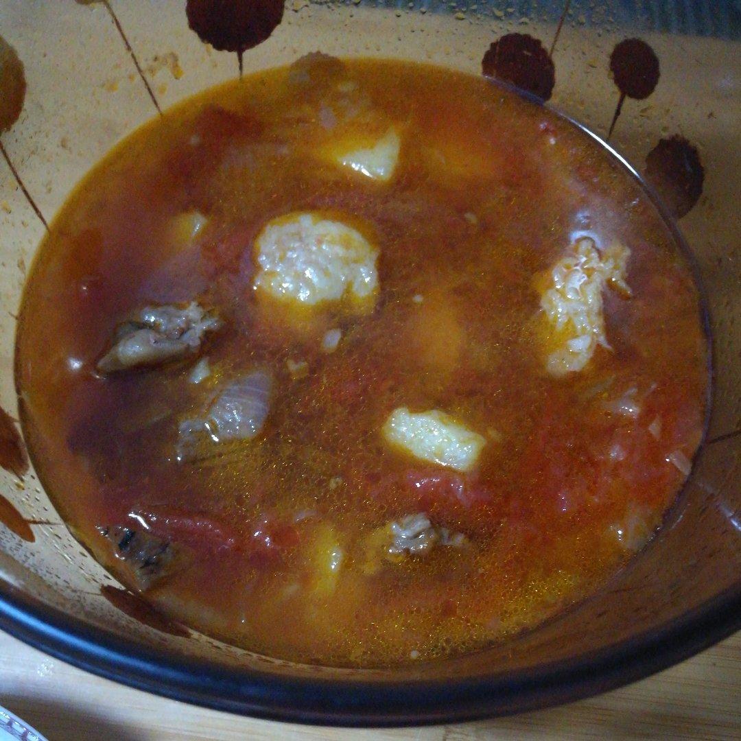 番茄土豆炖牛腩
