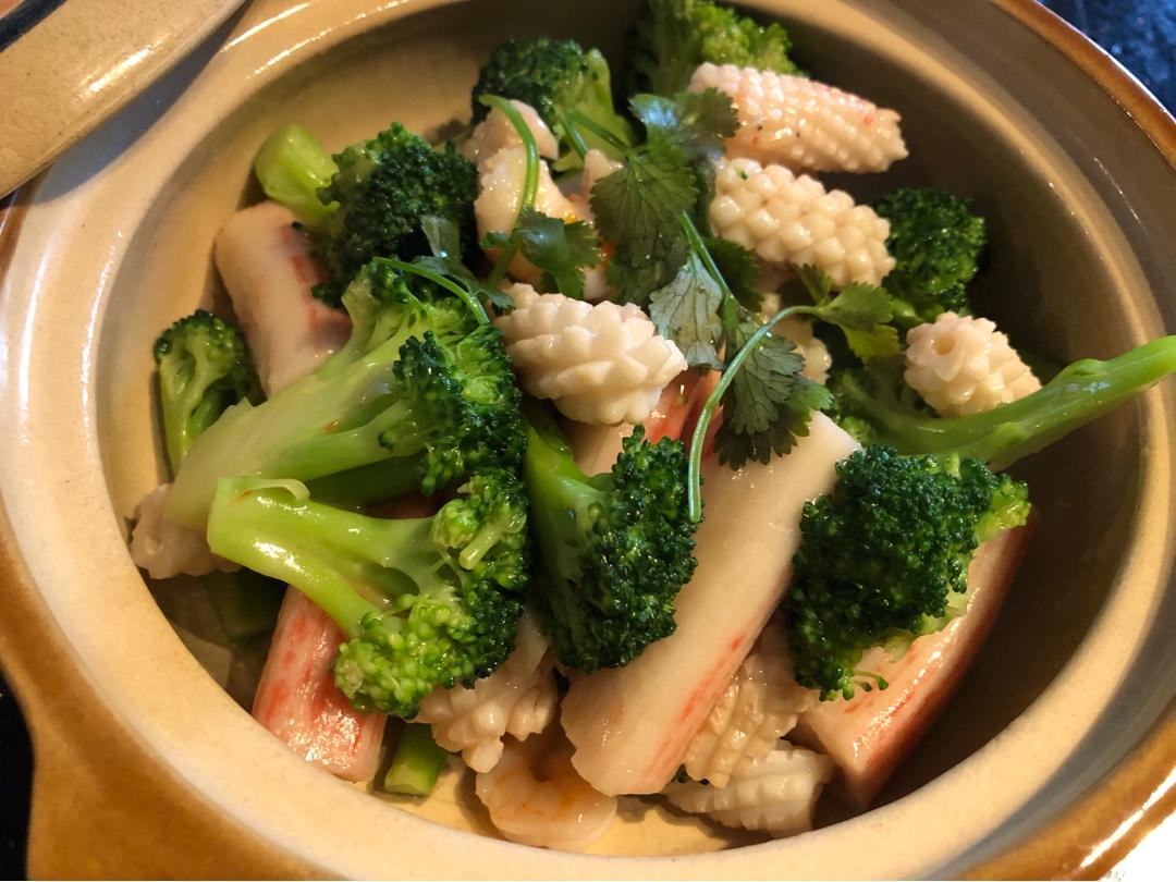 海鲜茄子煲
