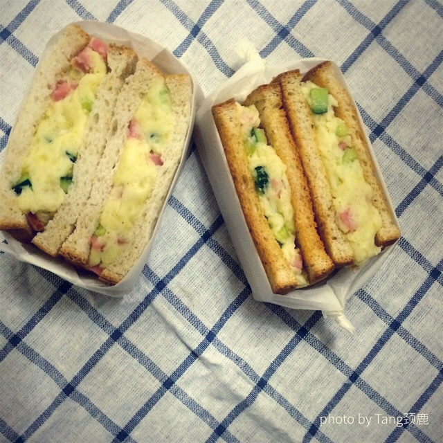 土豆泥野餐三明治