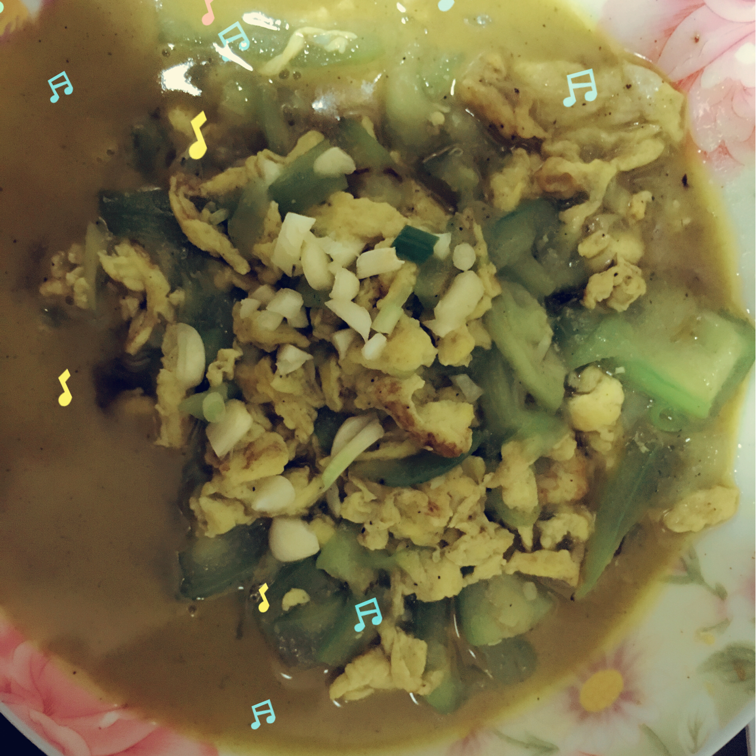 丝瓜炒蛋