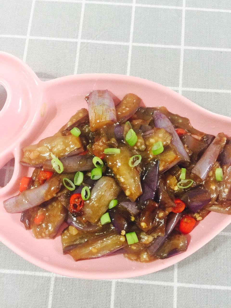 清炒茄子（少油版+视频）