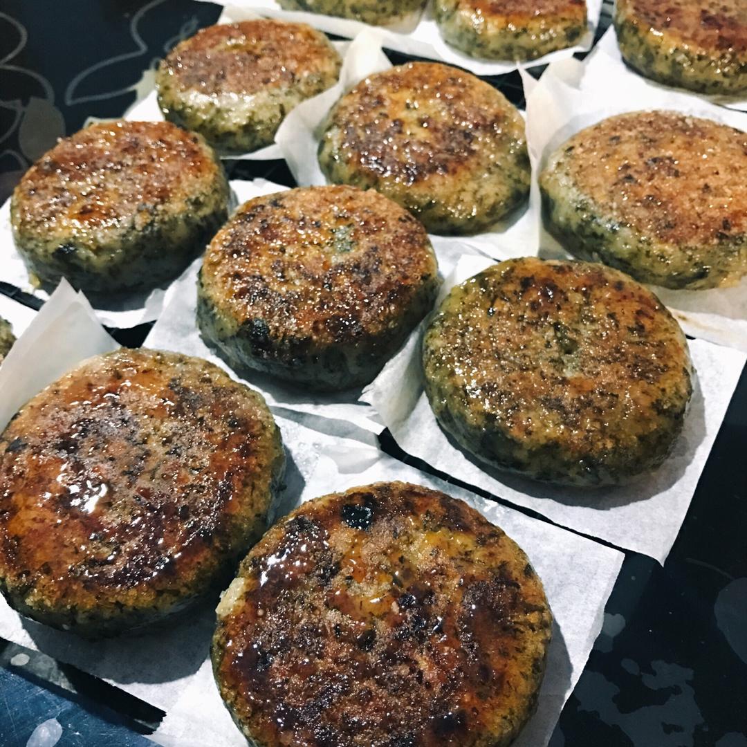 醉抹茶做的麦芽塌饼