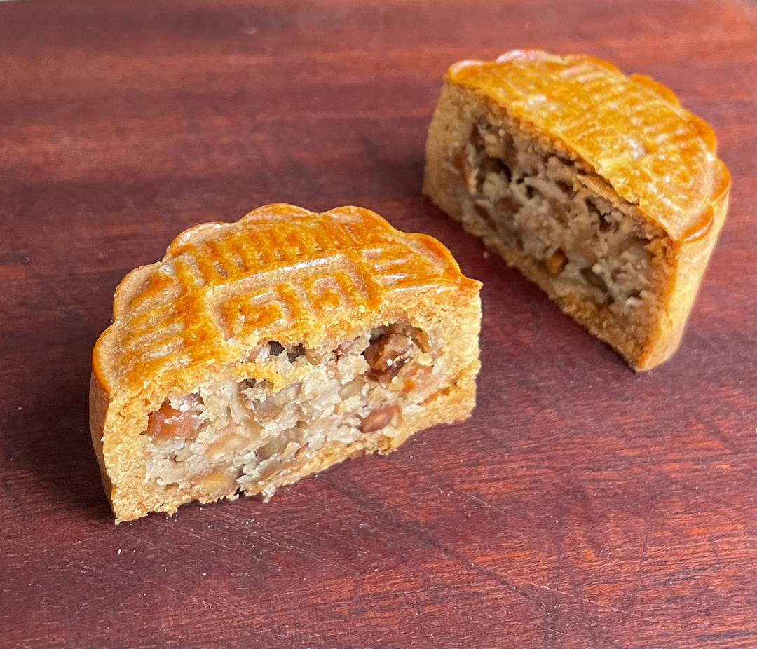 低糖五仁月饼馅料，低配简易配方，适合懒人，消耗核桃