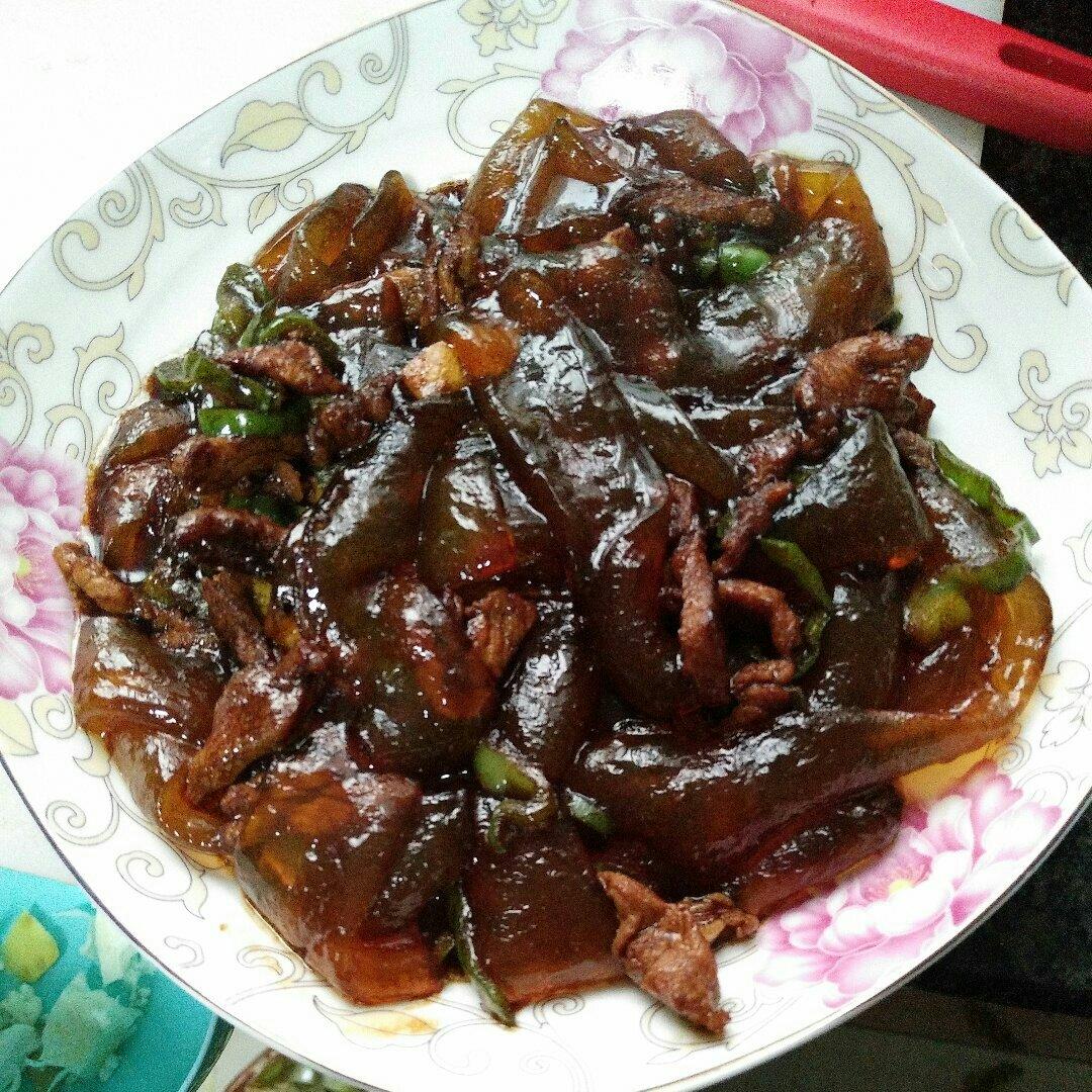 蚌埠小孩最爱的—拉皮炒肉丝