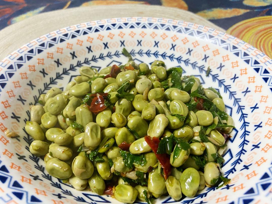藿香炒胡豆(把春天吃进肚子里)的做法 步骤13