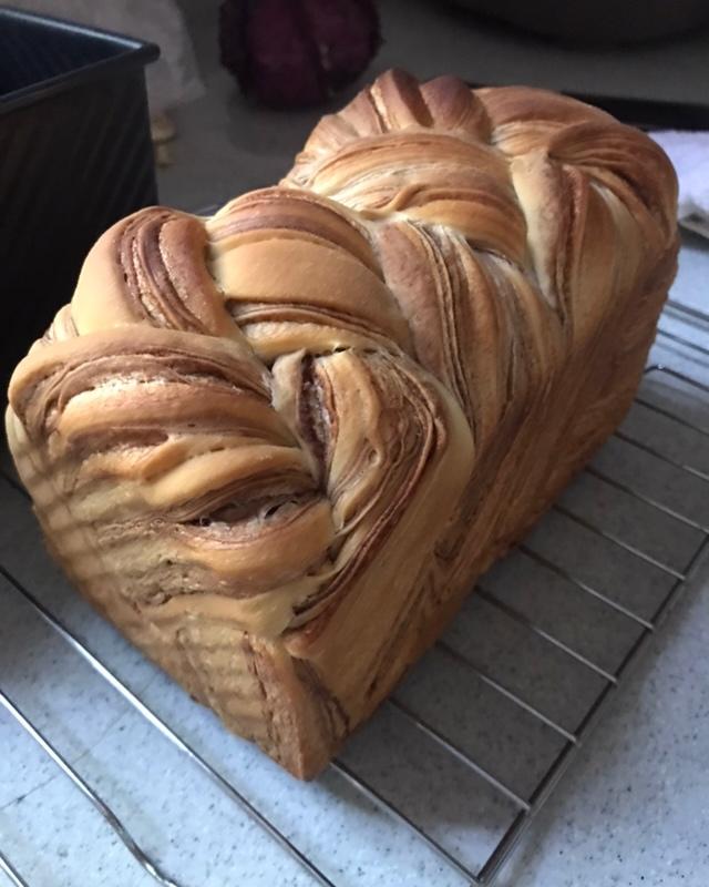 豆沙大理石吐司