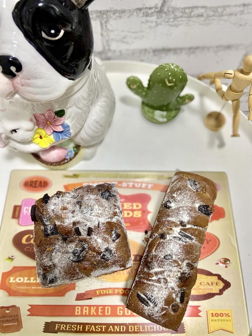 雪山巧克力吐司（巧克力奥利奥吐司面包）