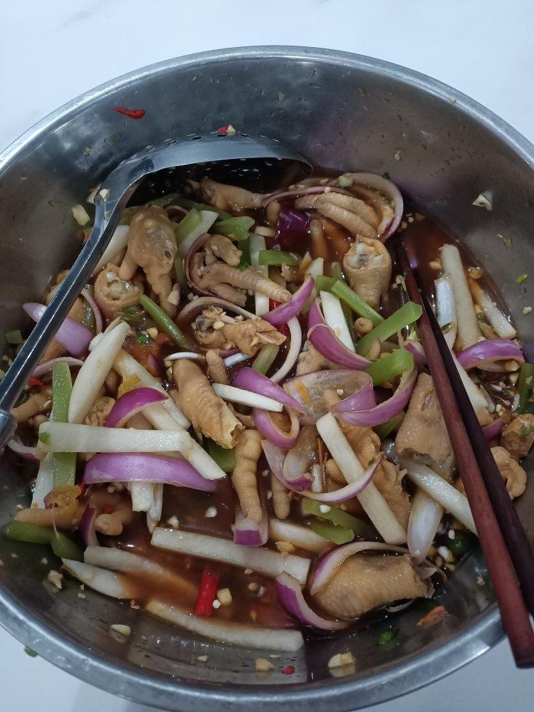 🍋柠檬百香果🌶️酸辣网红鸡爪