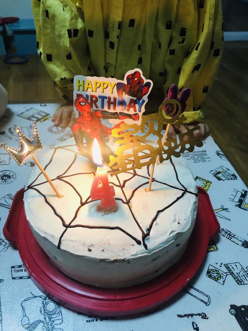 蜘蛛侠蛋糕