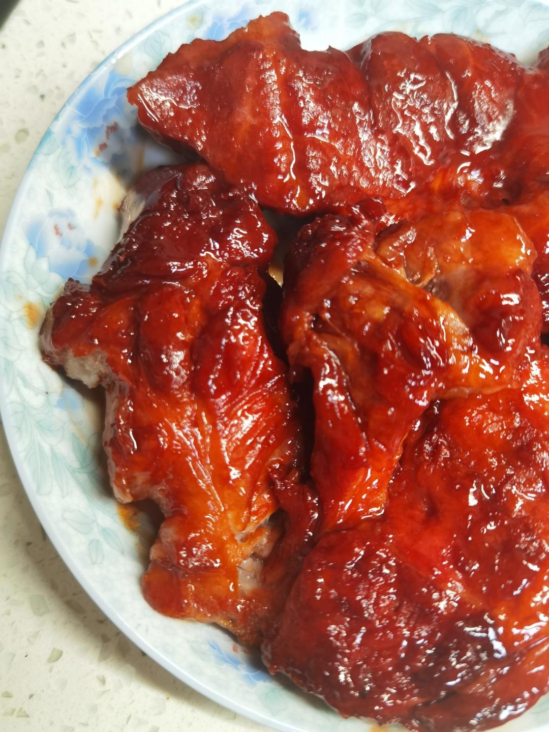 南味叉烧（红曲粉上色）