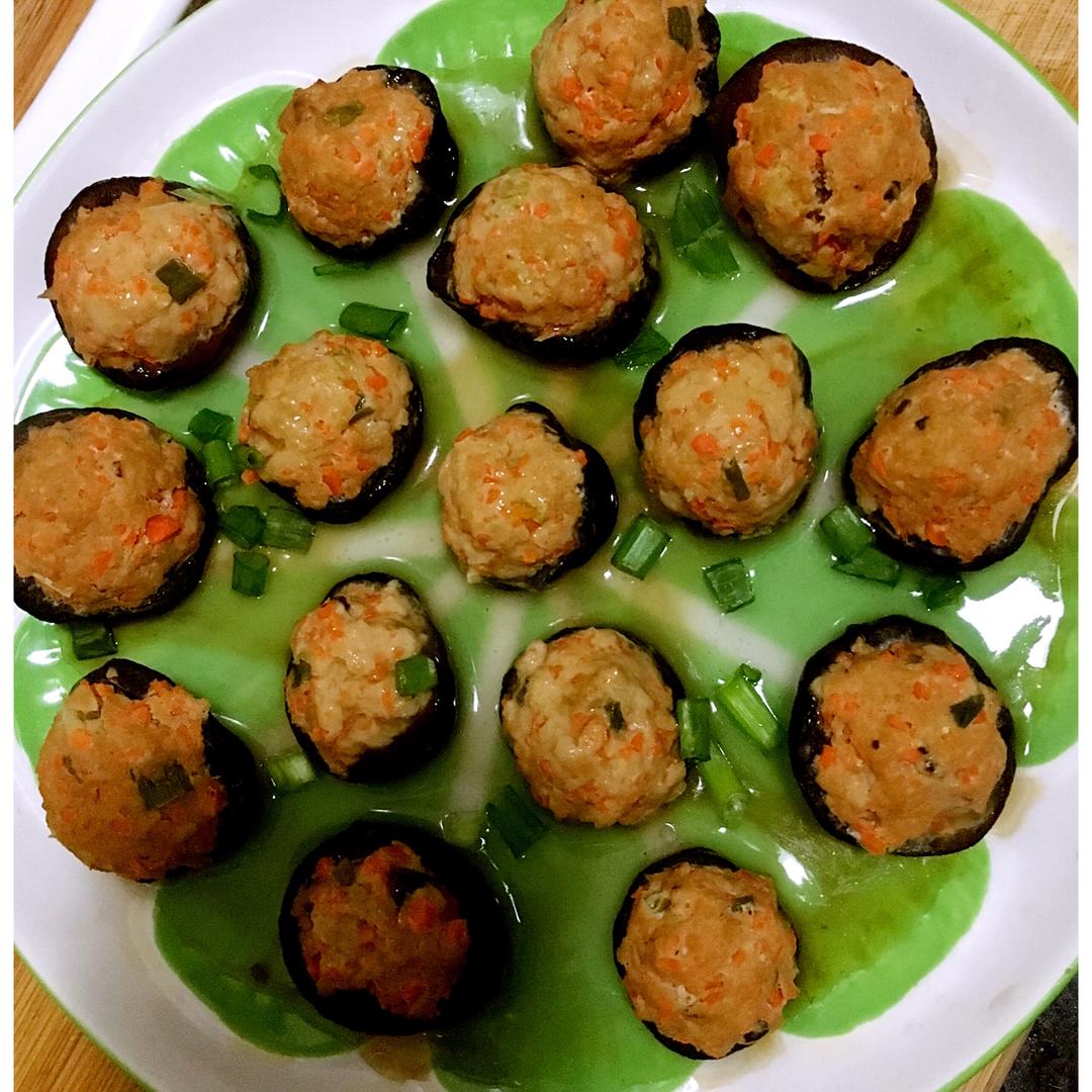 豆腐肉末酿香菇