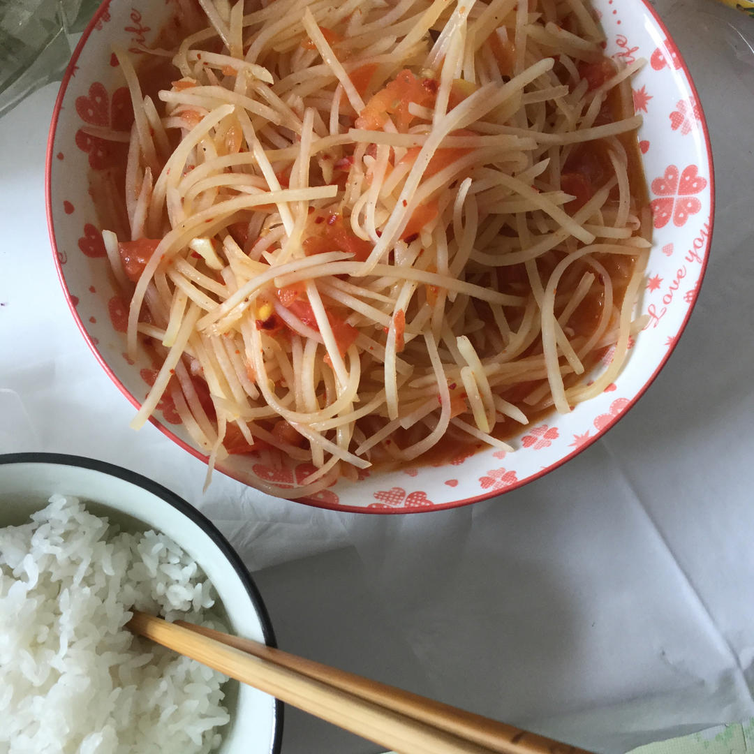 西红柿土豆丝