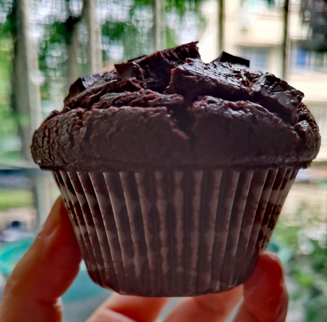 🍫星巴克同款大蘑菇头香浓巧克力爆浆麦芬🍫