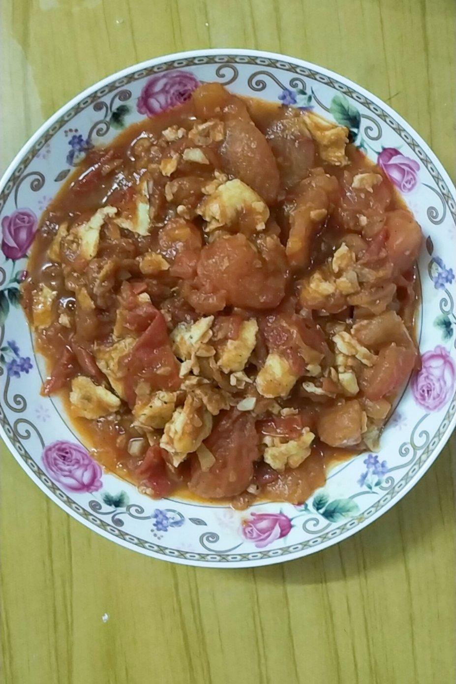 赛螃蟹炒番茄【The national Chinese food】