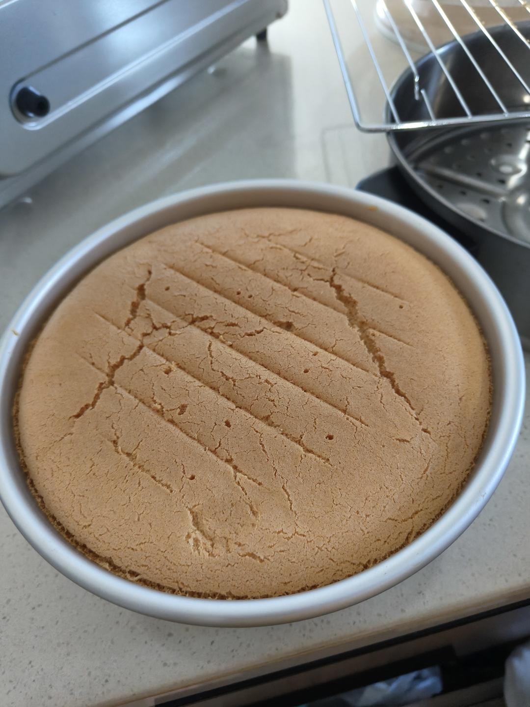 超柔软6寸戚风蛋糕(附8寸配方)零失败 超详细‼️含操作视频