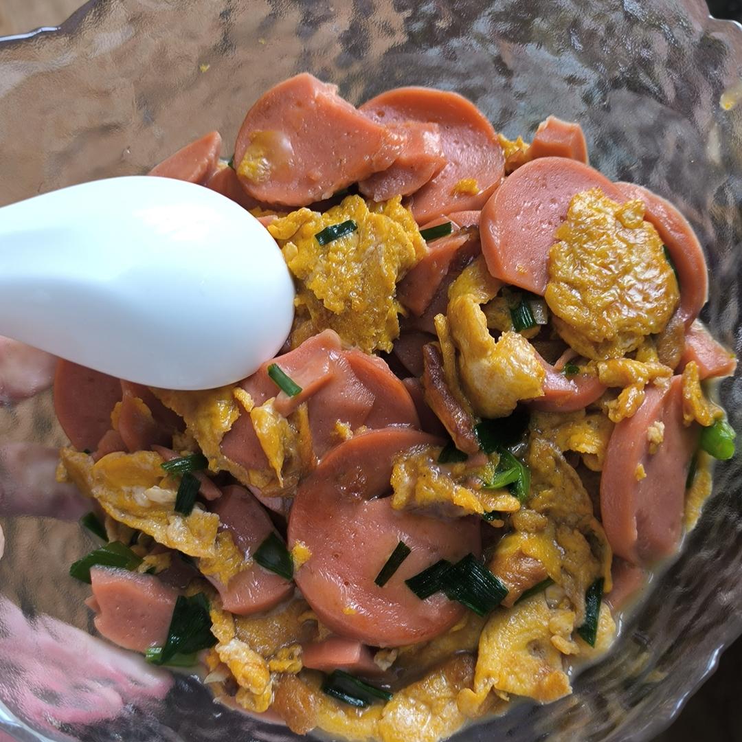 鸡蛋炒香肠