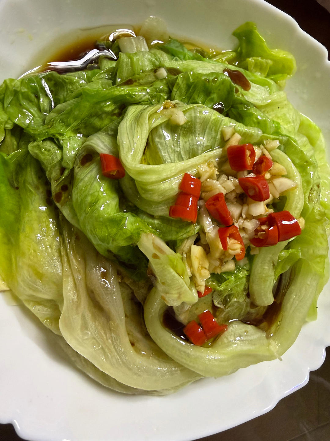 白灼西生菜（超简单做法）