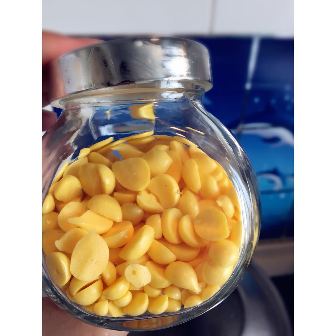 入口即化的无添加蛋黄溶豆