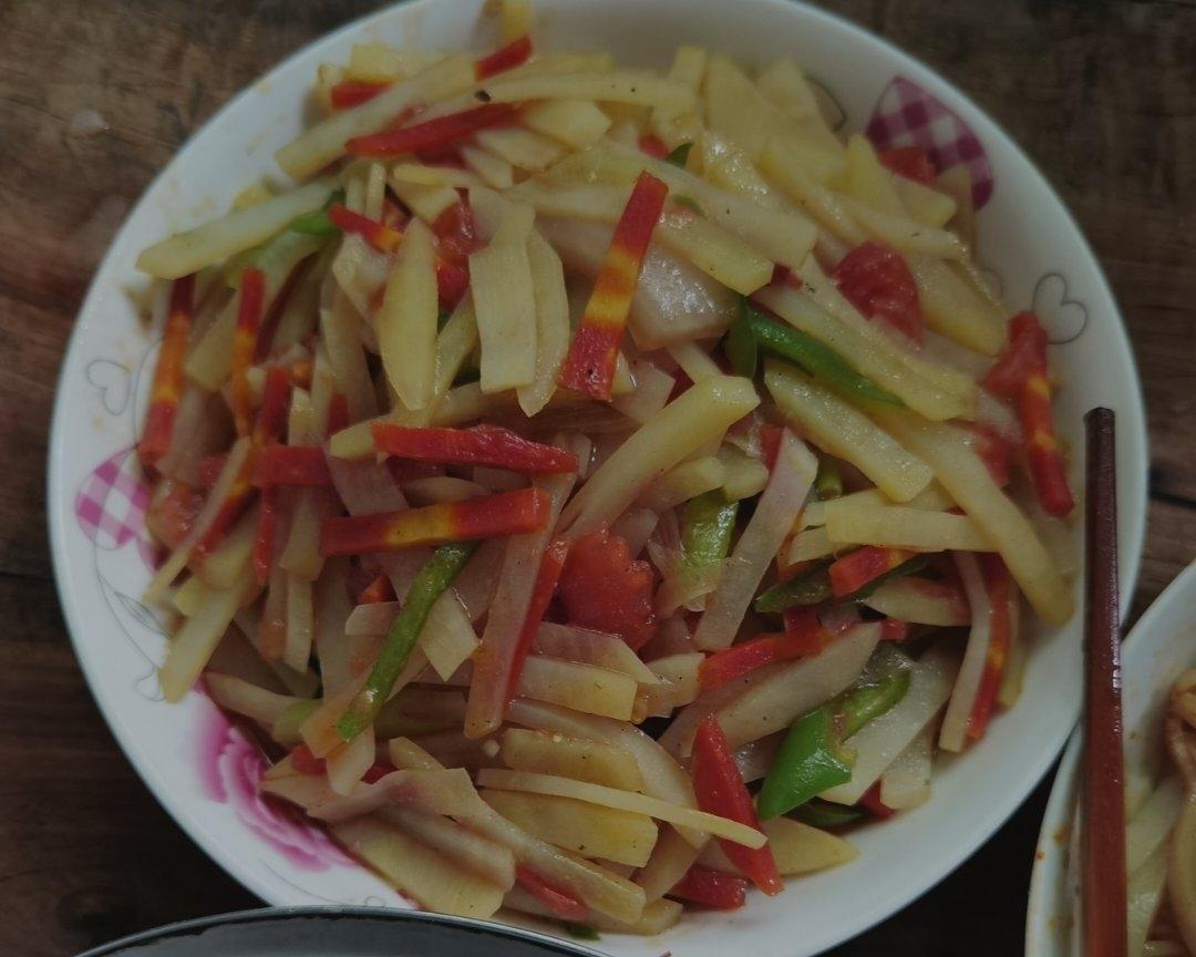 陕北特色炒土豆丝