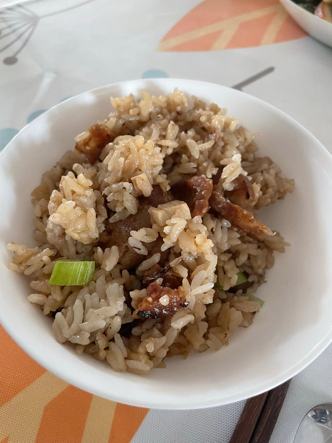 电饭煲香肠焖饭