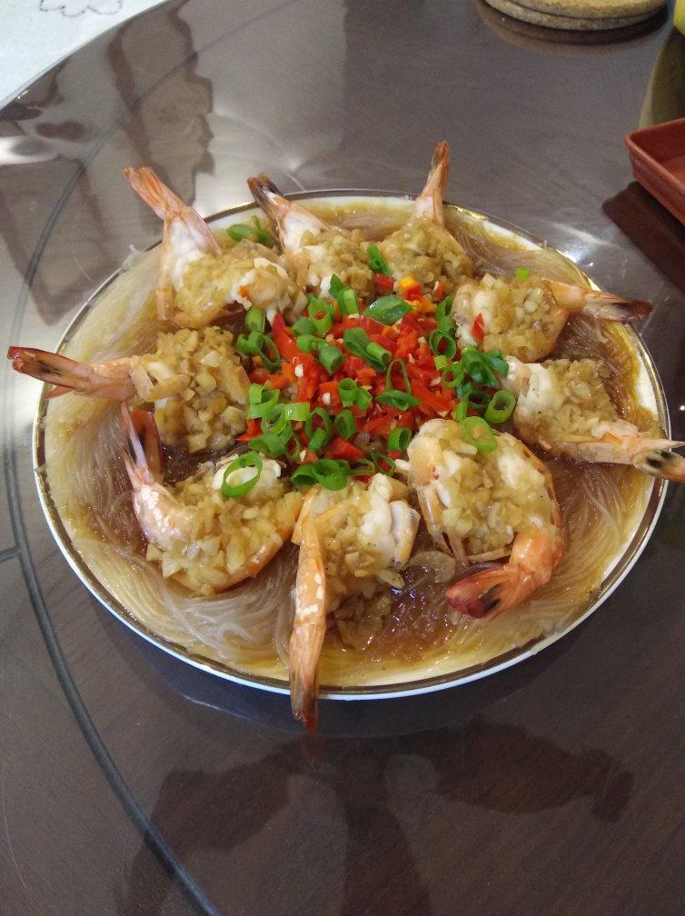蒜蓉粉丝蒸虾