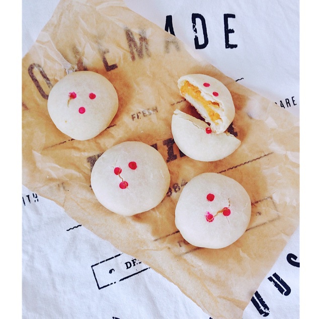 健康红薯奶黄包