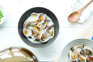 【安佳】芝士菌菇蛤蜊汤的做法 步骤12