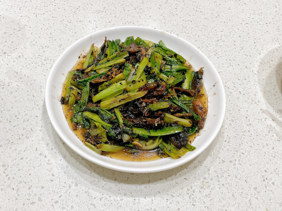 豆豉鲮鱼油麦菜