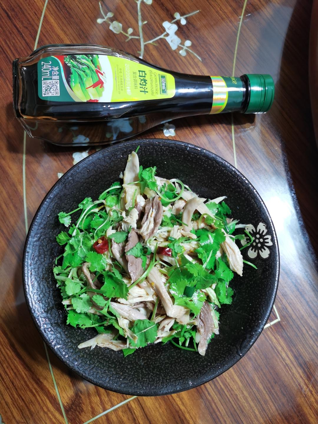 凉拌手撕鸡腿肉