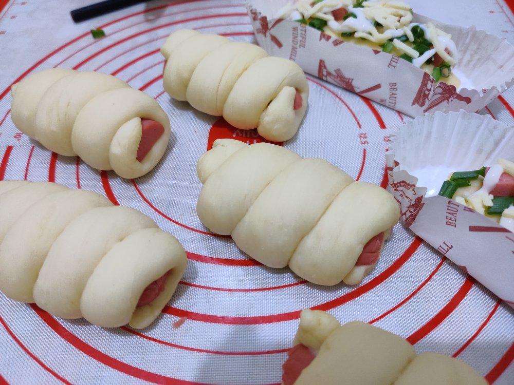 热狗面包卷