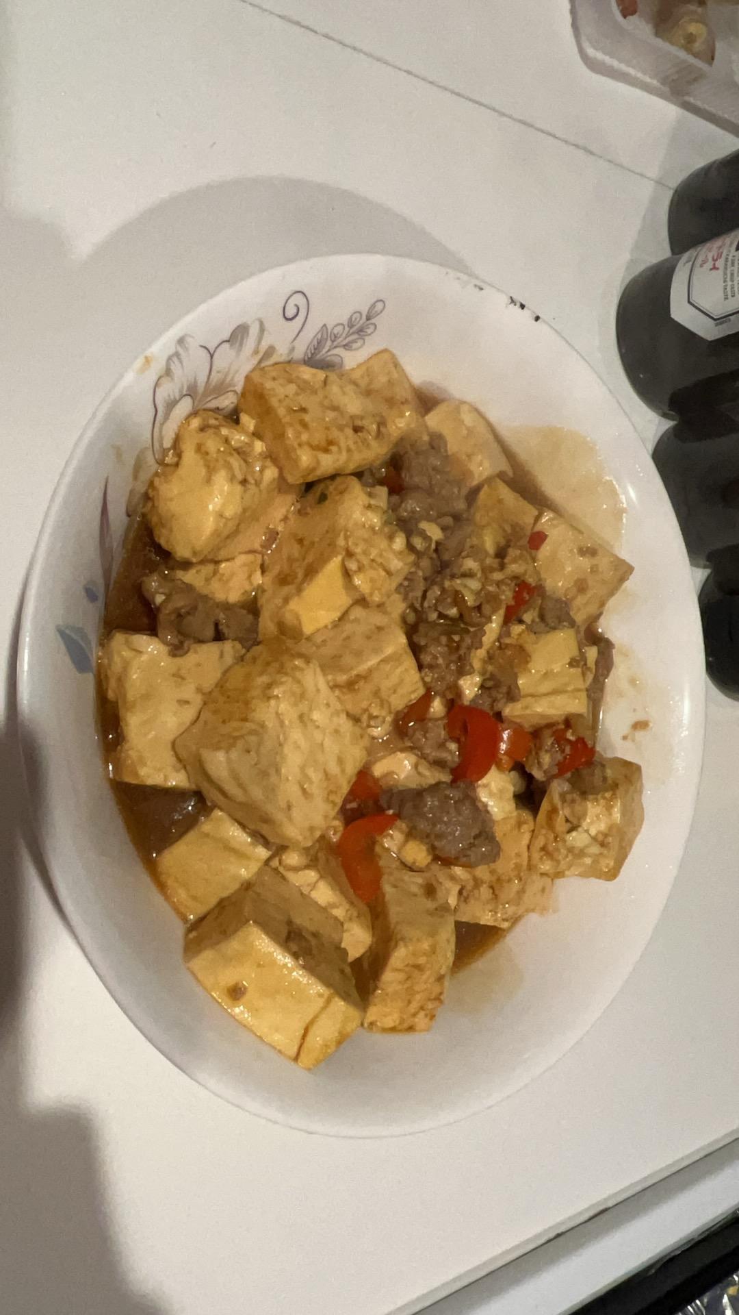 巨下饭！拌饭超好吃的肉末豆腐！做法简单零失败~