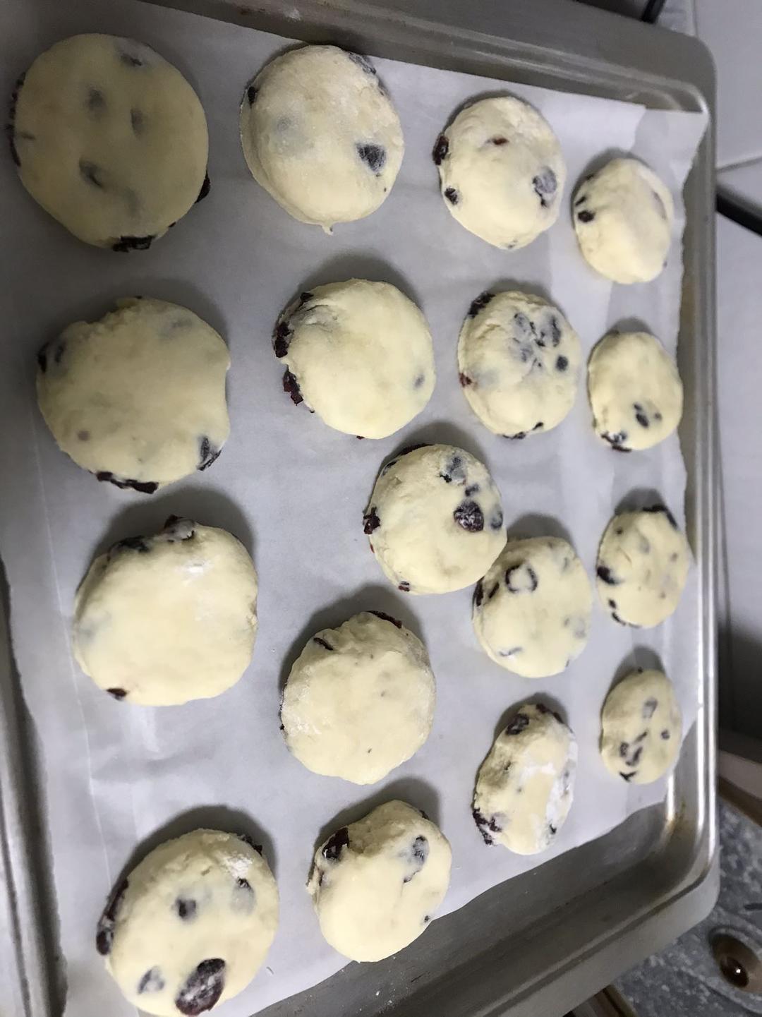 消耗淡奶油的司康