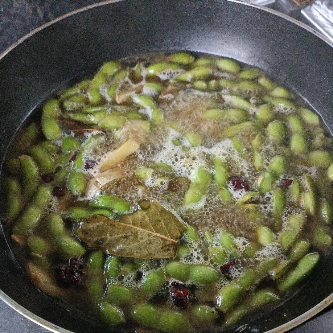 香辣煮毛豆.五香毛豆