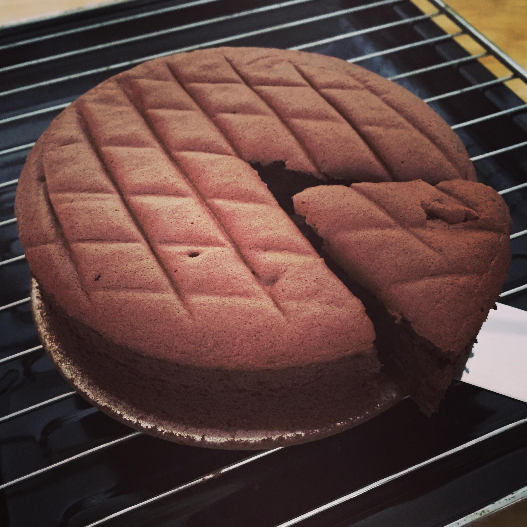 详细版！6寸巧克力戚风蛋糕，100%成功！的做法 步骤11