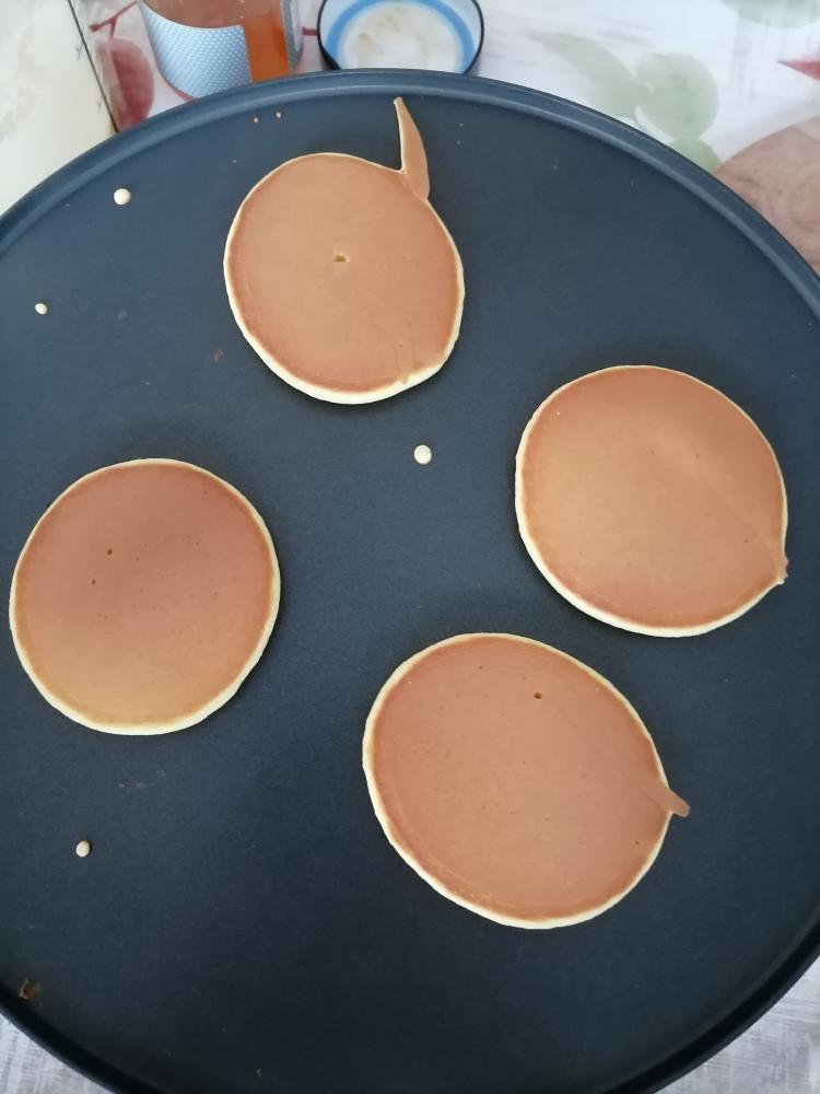 快手免发酵免打发的零失误松饼的做法