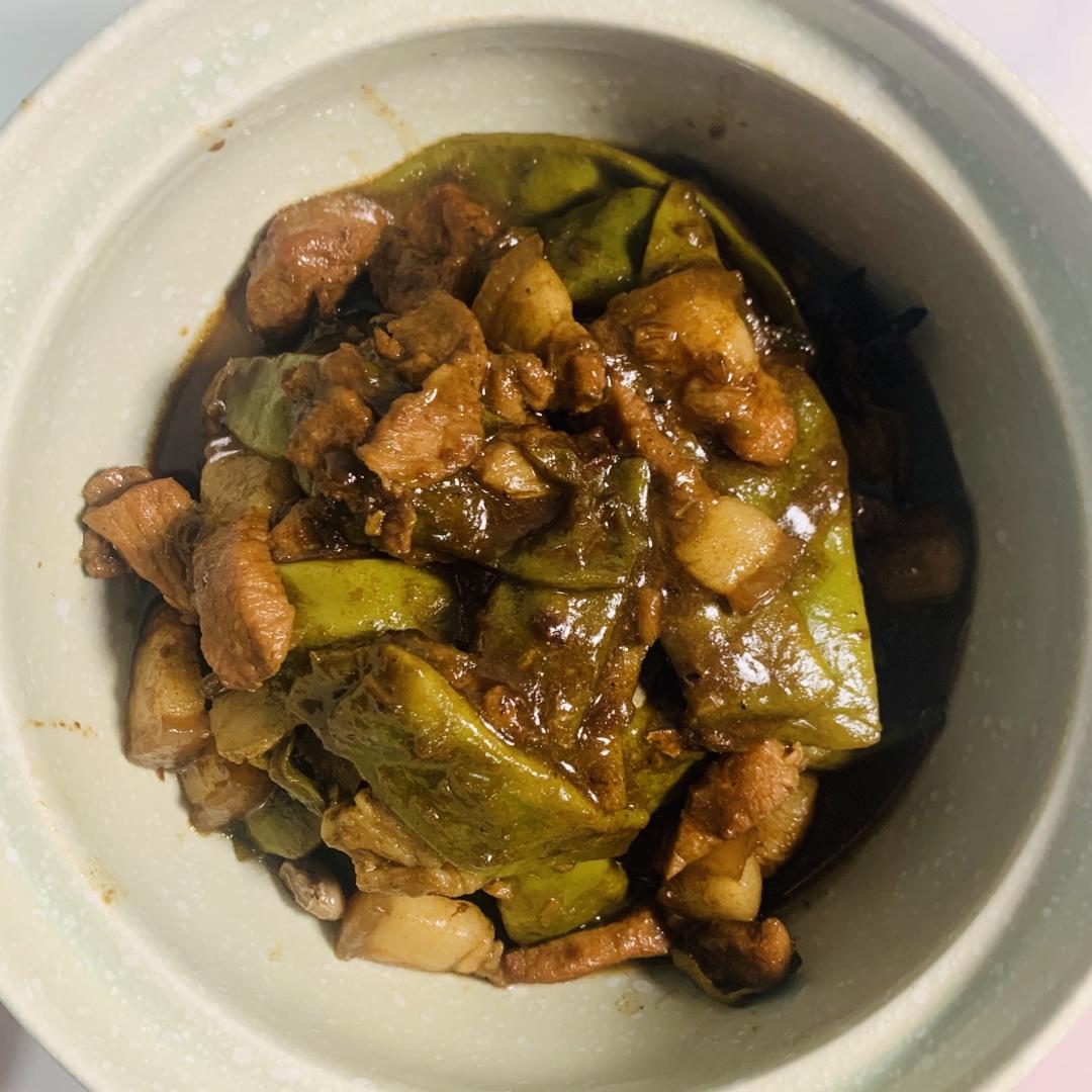 油豆角炒肉
