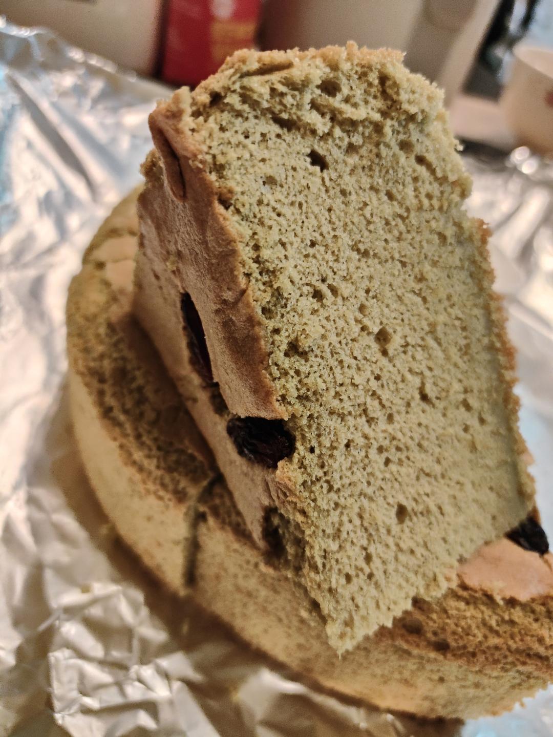 8寸抹茶戚风蛋糕