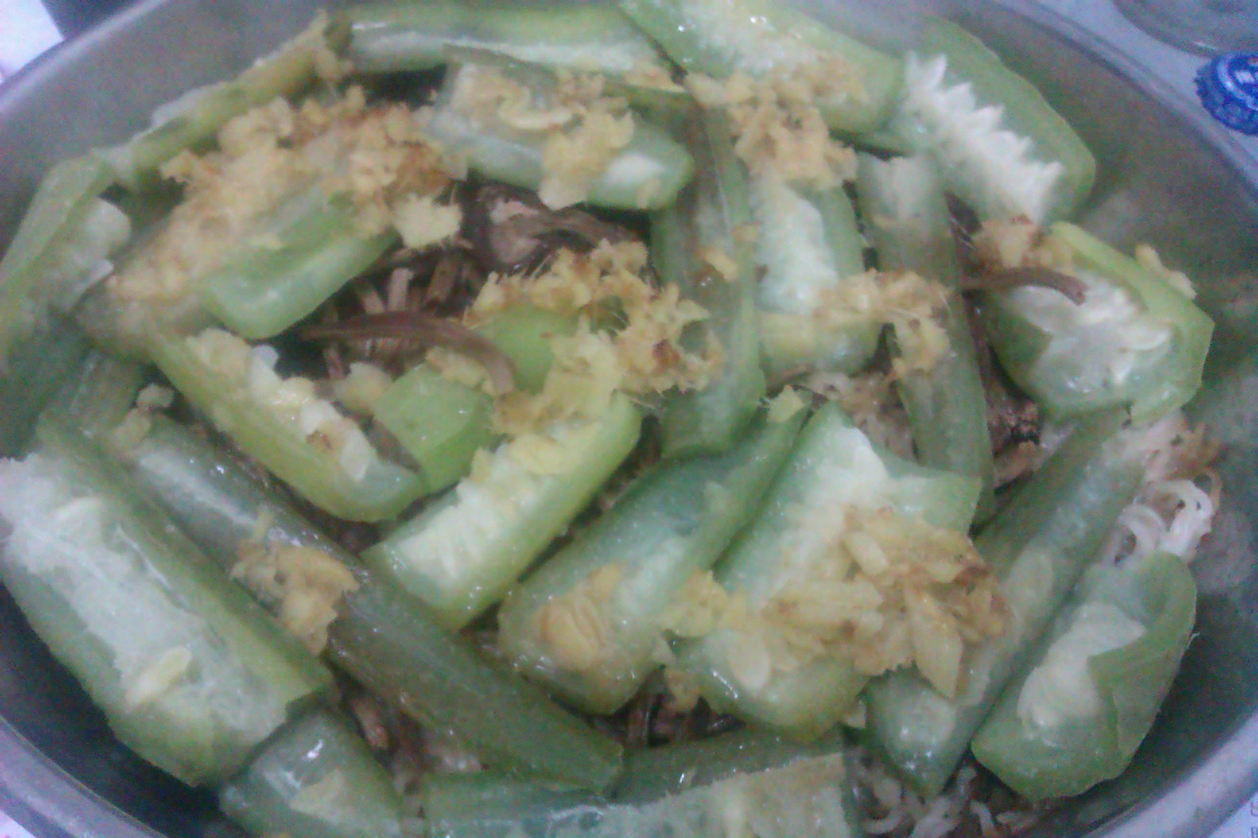 粉丝蒸丝瓜