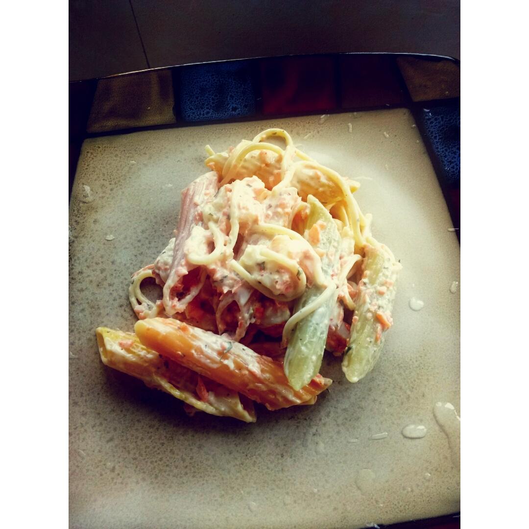 胡萝卜金文奶酪味意面