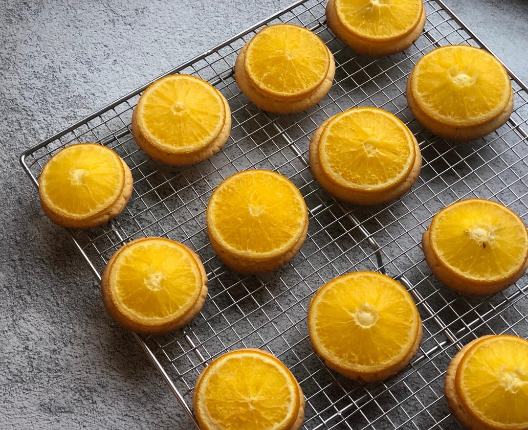 🍊橙意满满超高颜值的巧克力橙子饼干🍪