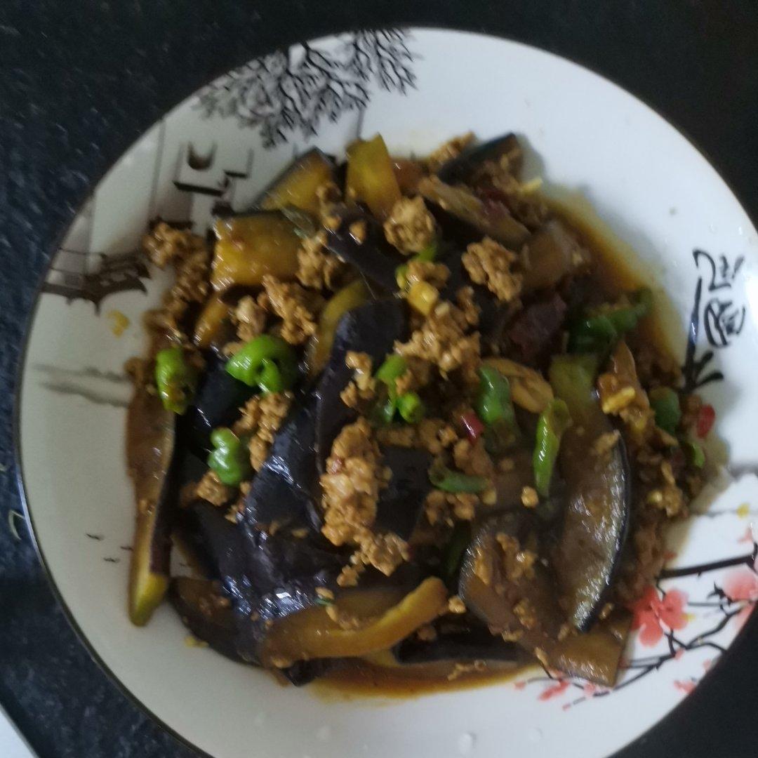 红烧肉沫茄子