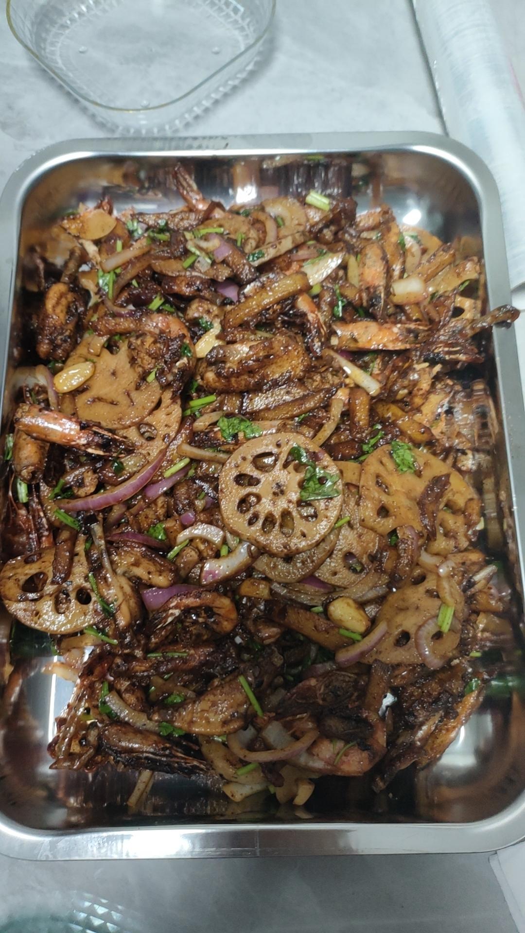 干锅鸡翅香辣虾🍤