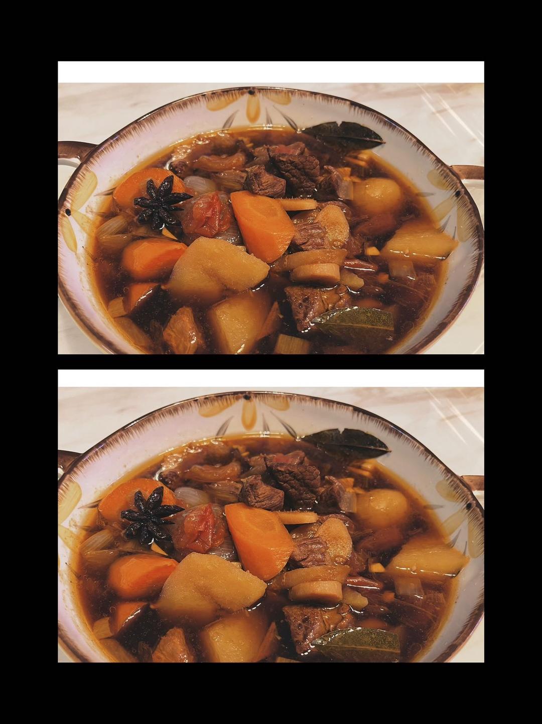 番茄土豆炖牛腩